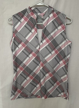 Page & Tuttle Cool Swing Sleeveless 1/4 zip Golf Athletic Shirt Women's Sz Small